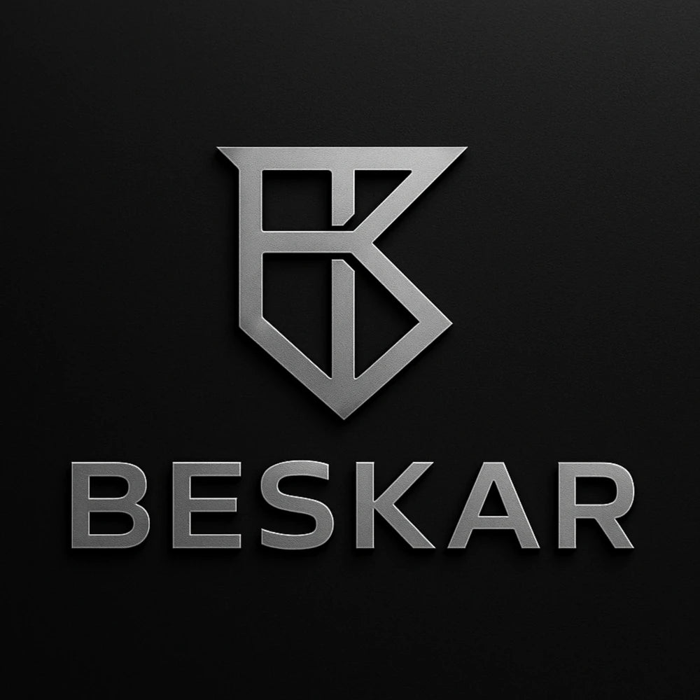 BESKAR metalik monogram ve logo