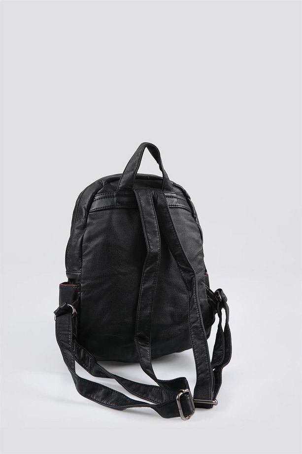 Rior Siyah Cilt Sırt Çantası