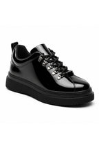 BESKAR KB X4 Kömür Rugan Erkek Günlük Sneaker Ayakkabı — görsel 1