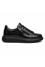 BESKAR KB 309 Kömür Fermuarlı Bağcıklı Erkek Günlük Sneaker — görsel 3