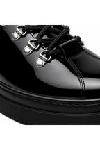 BESKAR KB X4 Kömür Rugan Erkek Günlük Sneaker Ayakkabı — görsel 4
