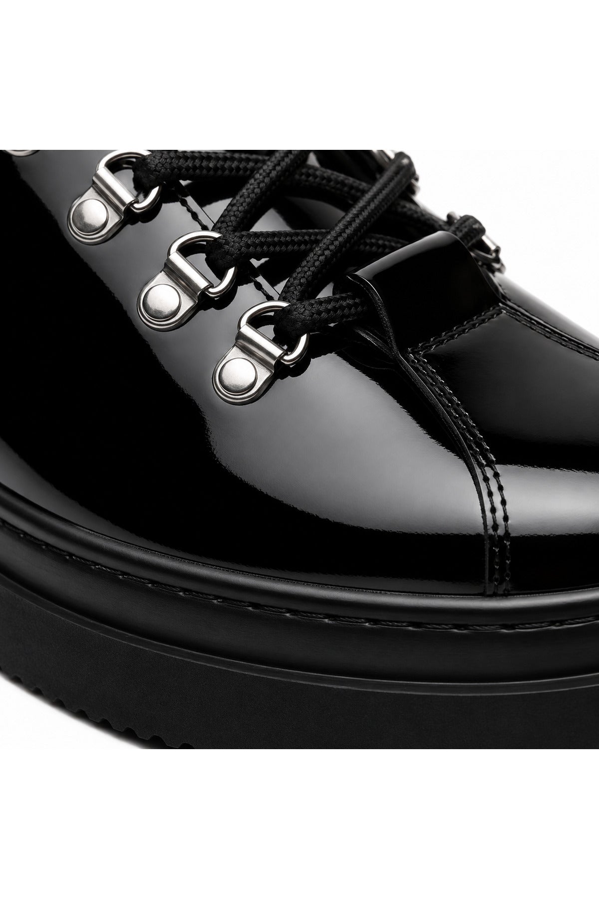 BESKAR KB X4 Kömür Rugan Erkek Günlük Sneaker Ayakkabı — görsel 4