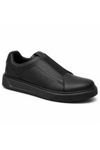 BESKAR KB 007 Kömür Cilt Tek Bant Cırtlı Erkek Günlük Sneaker — görsel 1