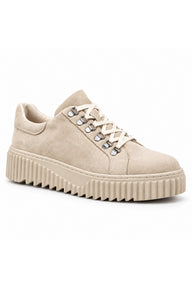 BESKAR BA0505 Bilekli Erkek Günlük Sneaker Ayakkabı — Kum Beji
