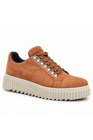 BESKAR BA0505 Bilekli Erkek Günlük Sneaker Ayakkabı — Taba