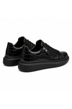 BESKAR KB 309 Kömür Fermuarlı Bağcıklı Erkek Günlük Sneaker — görsel 5