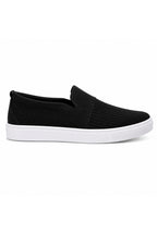 BESKAR KB 114 Siyah Bağcıksız Triko Erkek Günlük Sneaker — görsel 3