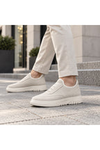 BESKAR BA0911 Bej Triko Erkek Günlük Sneaker Ayakkabı — görsel 2