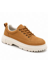 BESKAR KB 702 Erkek Günlük Sneaker Ayakkabı — Taba Süet