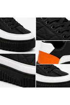 BESKAR BA0801 Siyah Turuncu Paraşüt Kumaş Detaylı Erkek Sneaker — görsel 6