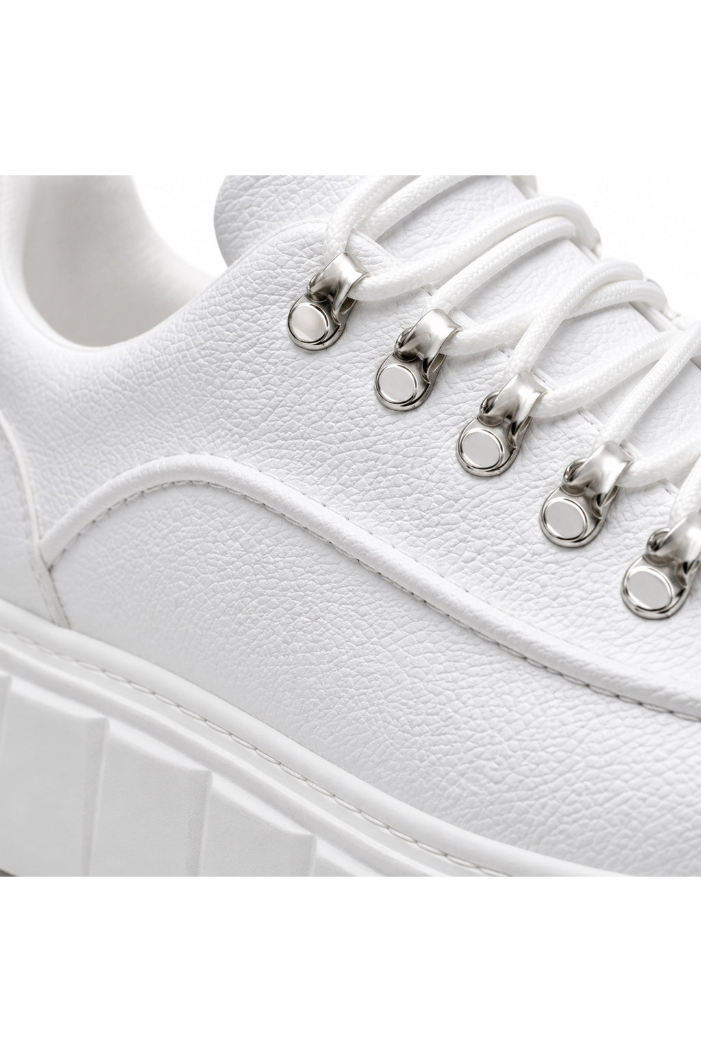 BESKAR KB X10 Beyaz Cilt Yüksek Tabanlı Erkek Günlük Sneaker — görsel 4