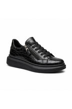 BESKAR KB 309 Kömür Fermuarlı Bağcıklı Erkek Günlük Sneaker — görsel 1
