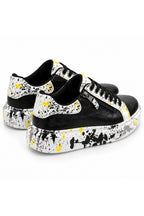 BESKAR KB 02 Siyah Sarı Dokulu Bağcıklı Erkek Sneaker — görsel 7