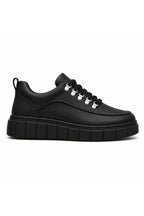 BESKAR KB X10 Kömür Cilt Yüksek Tabanlı Erkek Günlük Sneaker — görsel 3