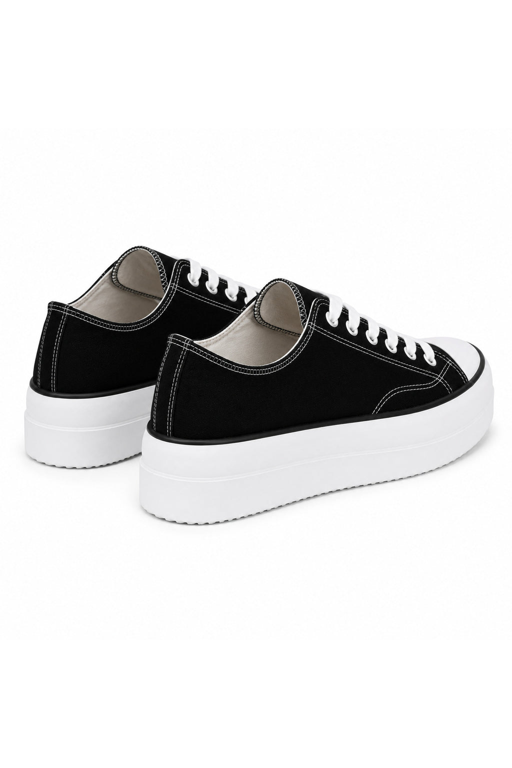 BESKAR KB CX3 Siyah Keten Görünümlü Erkek Sneaker — görsel 5