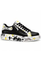 BESKAR KB 02 Siyah Sarı Dokulu Bağcıklı Erkek Sneaker — görsel 4