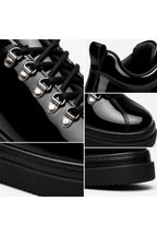 BESKAR KB X4 Kömür Rugan Erkek Günlük Sneaker Ayakkabı — görsel 6