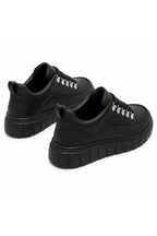 BESKAR KB X10 Kömür Cilt Yüksek Tabanlı Erkek Günlük Sneaker — görsel 5