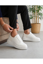 BESKAR KB X516 Beyaz Cilt Erkek Günlük Sneaker Ayakkabı — görsel 2