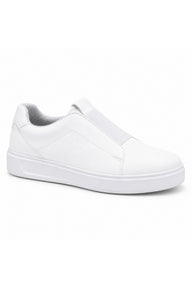 BESKAR KB 007 Tek Bant Cırtlı Erkek Günlük Sneaker — Beyaz Cilt
