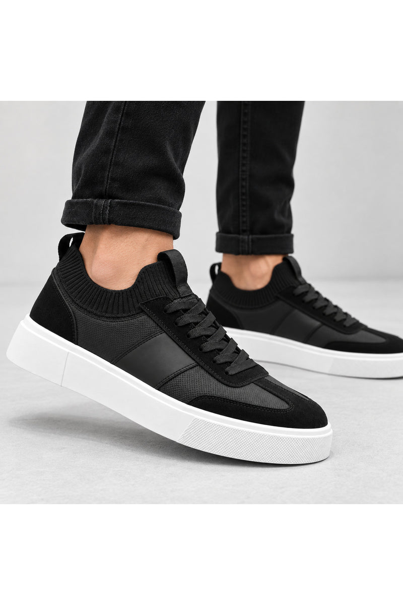 BESKAR KB 010 Siyah Cilt Erkek Günlük Casual Ayakkabı