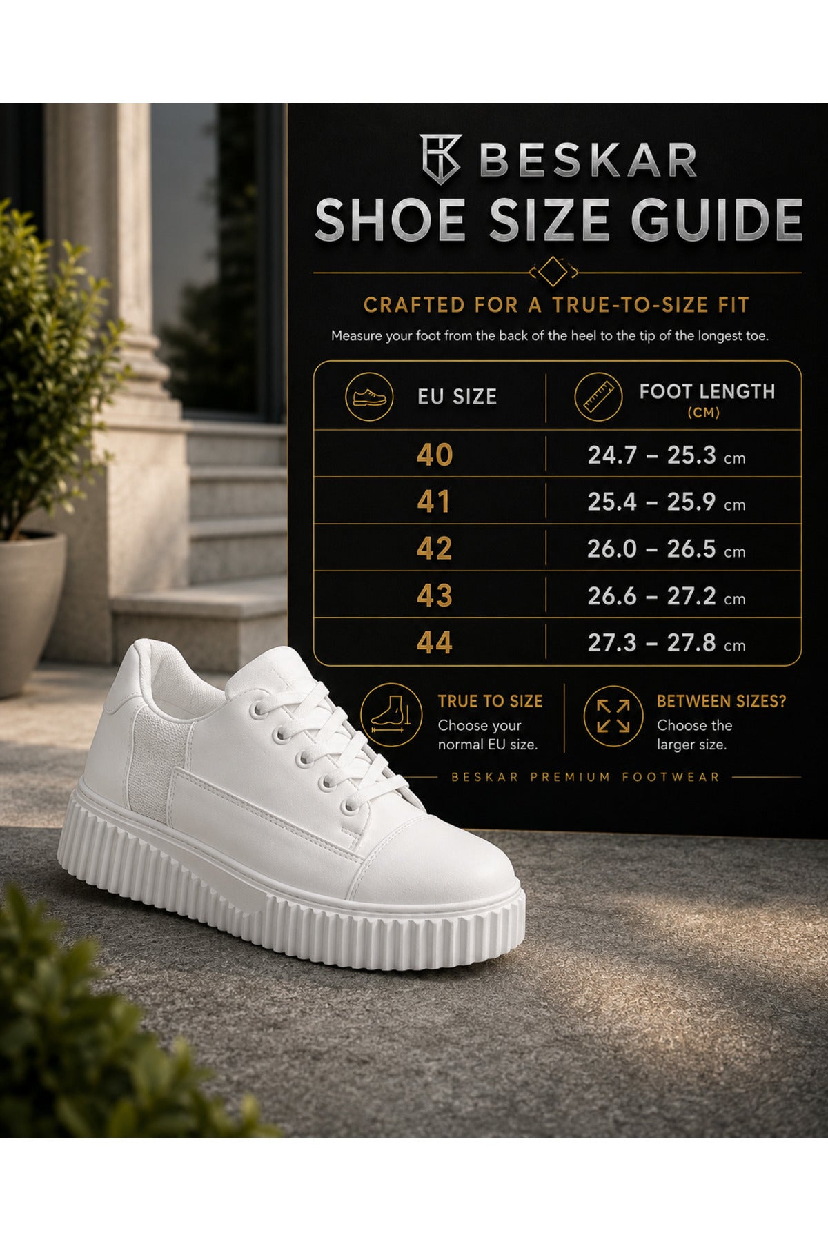BESKAR KB X516 Beyaz Cilt Erkek Günlük Sneaker Ayakkabı — görsel 8