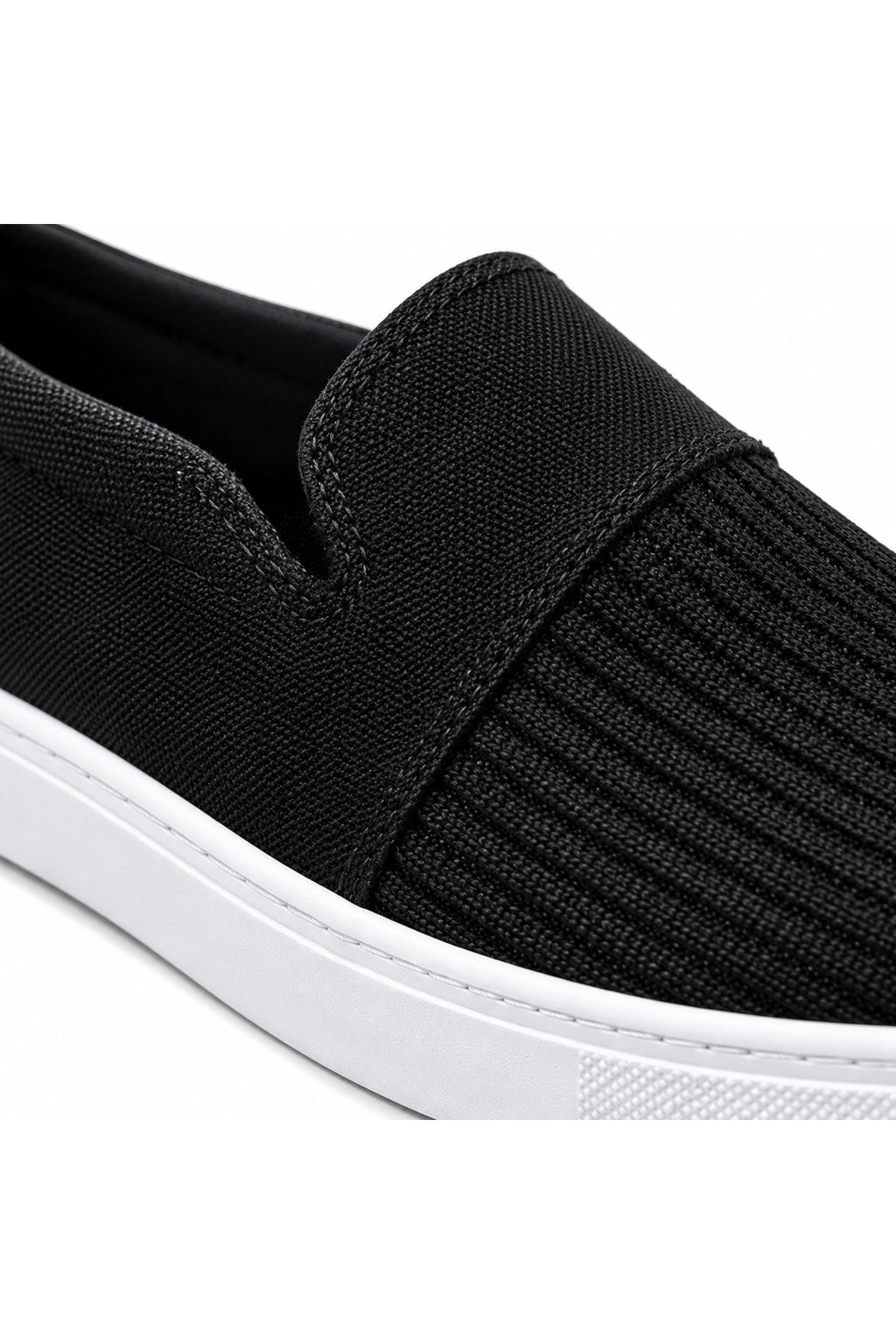 BESKAR KB 114 Siyah Bağcıksız Triko Erkek Günlük Sneaker — görsel 4