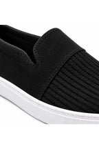 BESKAR KB 114 Siyah Bağcıksız Triko Erkek Günlük Sneaker — görsel 4