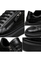 BESKAR KB 309 Kömür Fermuarlı Bağcıklı Erkek Günlük Sneaker — görsel 6
