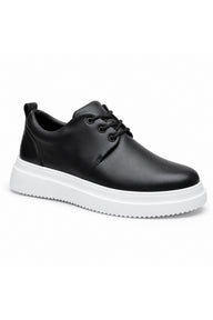 BESKAR KB X3 Bağcıklı Erkek Günlük Sneaker Ayakkabı — Siyah Cilt