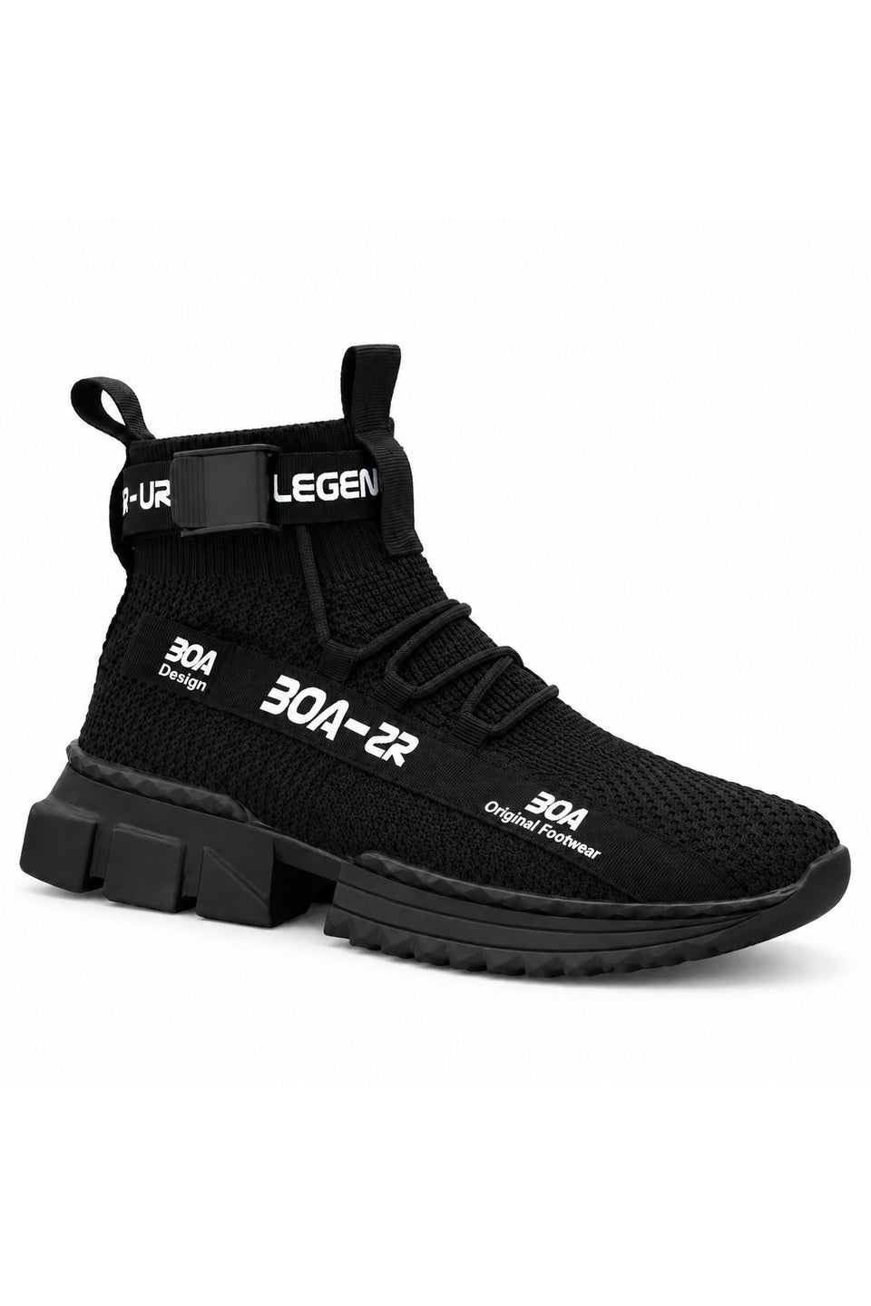 BESKAR ZR X700 Kömür Triko Yüksek Tabanlı Erkek Sneaker