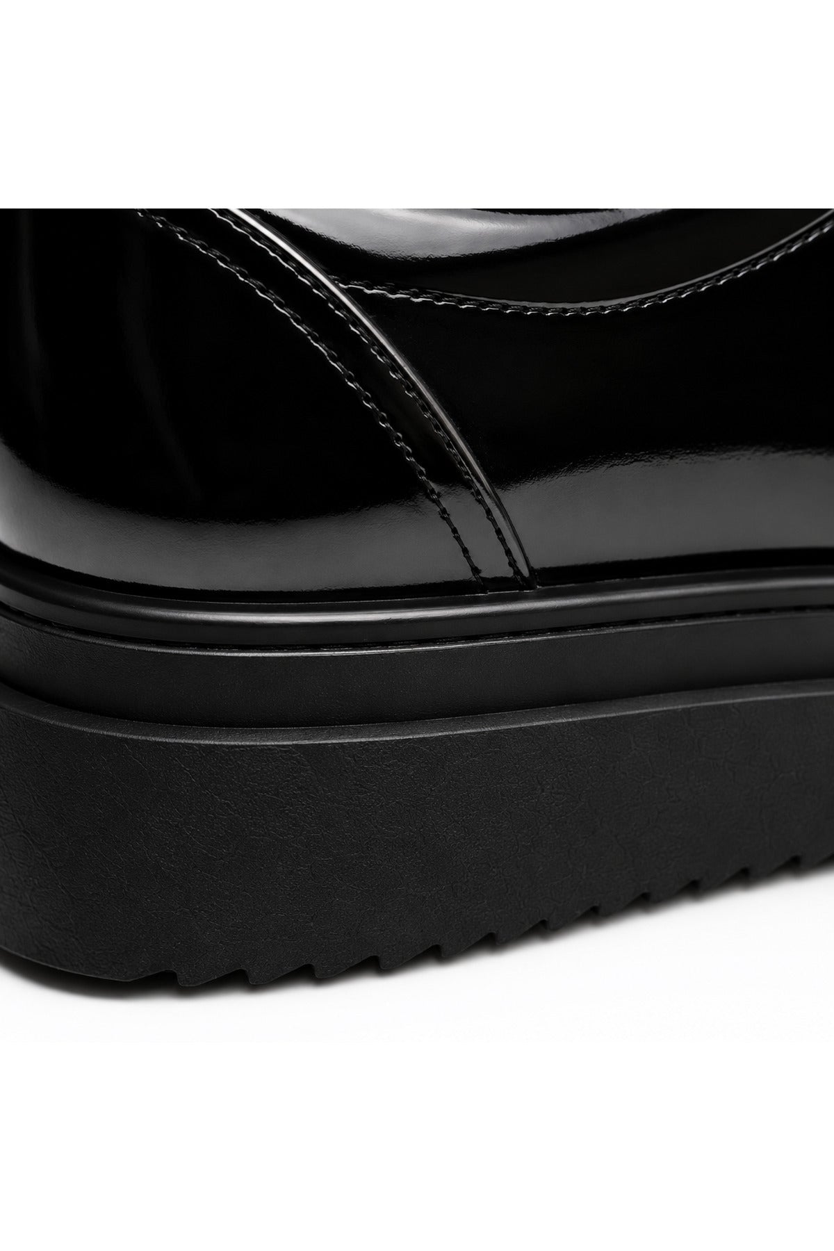 BESKAR KB X3 Kömür Rugan Bağcıklı Erkek Günlük Sneaker Ayakkabı — görsel 6