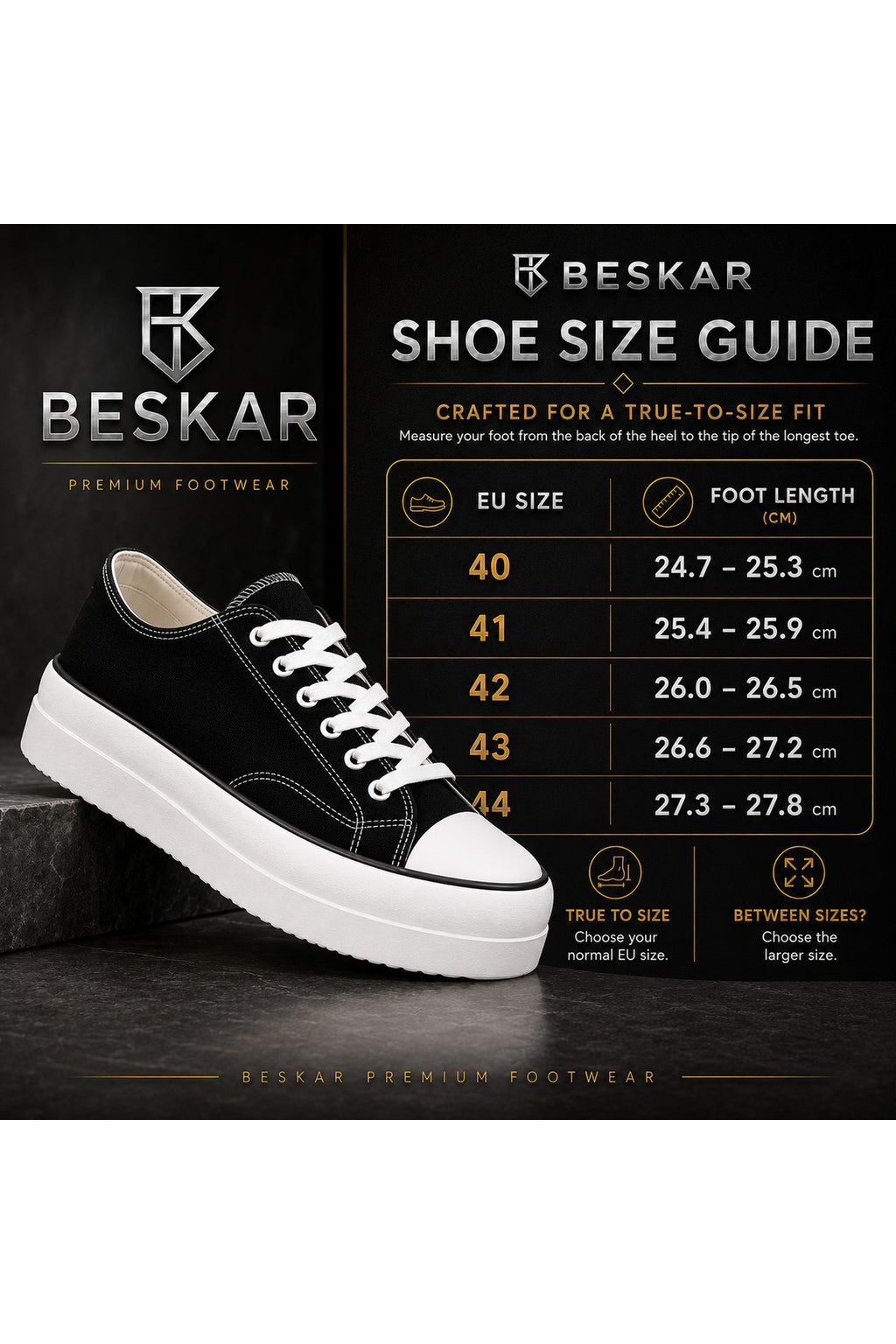 BESKAR KB CX3 Siyah Keten Görünümlü Erkek Sneaker — görsel 8