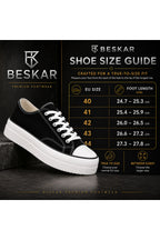 BESKAR KB CX3 Siyah Keten Görünümlü Erkek Sneaker — görsel 8