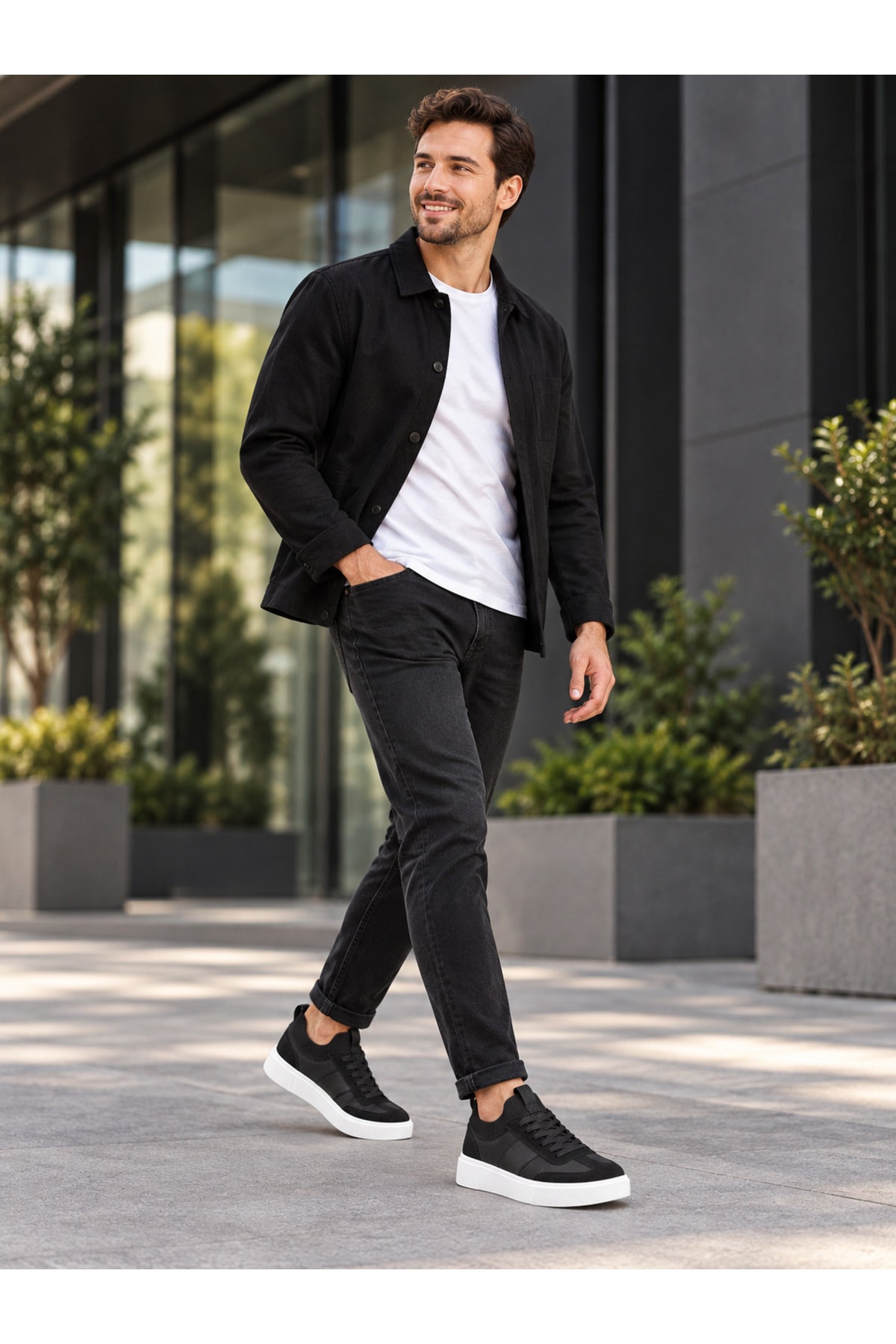 BESKAR KB 010 Siyah Cilt Erkek Günlük Casual Ayakkabı — görsel 5