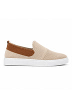 BESKAR KB 114 Bej Taba Bağcıksız Triko Erkek Günlük Sneaker — görsel 3
