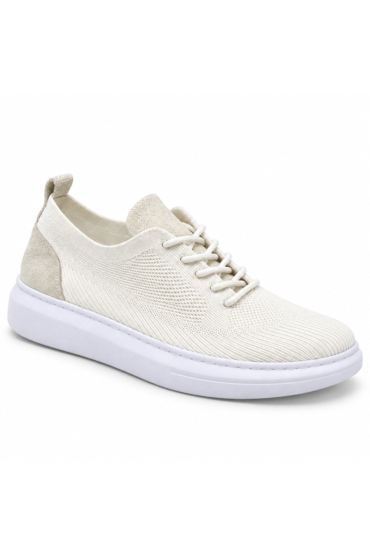 BESKAR KB M101 Beyaz Triko Erkek Günlük Sneaker Ayakkabı — görsel 1