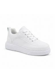 BESKAR KB X12 Erkek Günlük Sneaker Ayakkabı — Beyaz Cilt