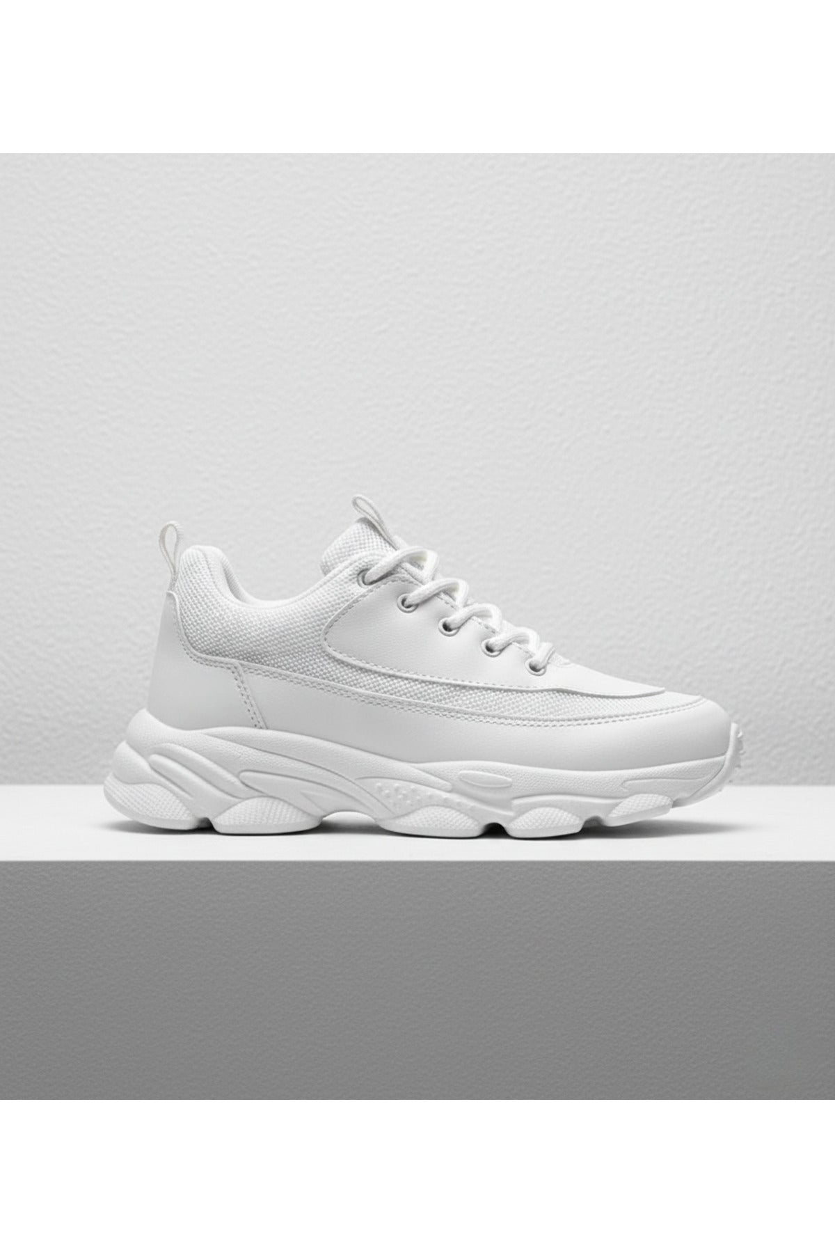 BESKAR KB 707 Beyaz Cilt Erkek Günlük Sneaker Ayakkabı — görsel 3
