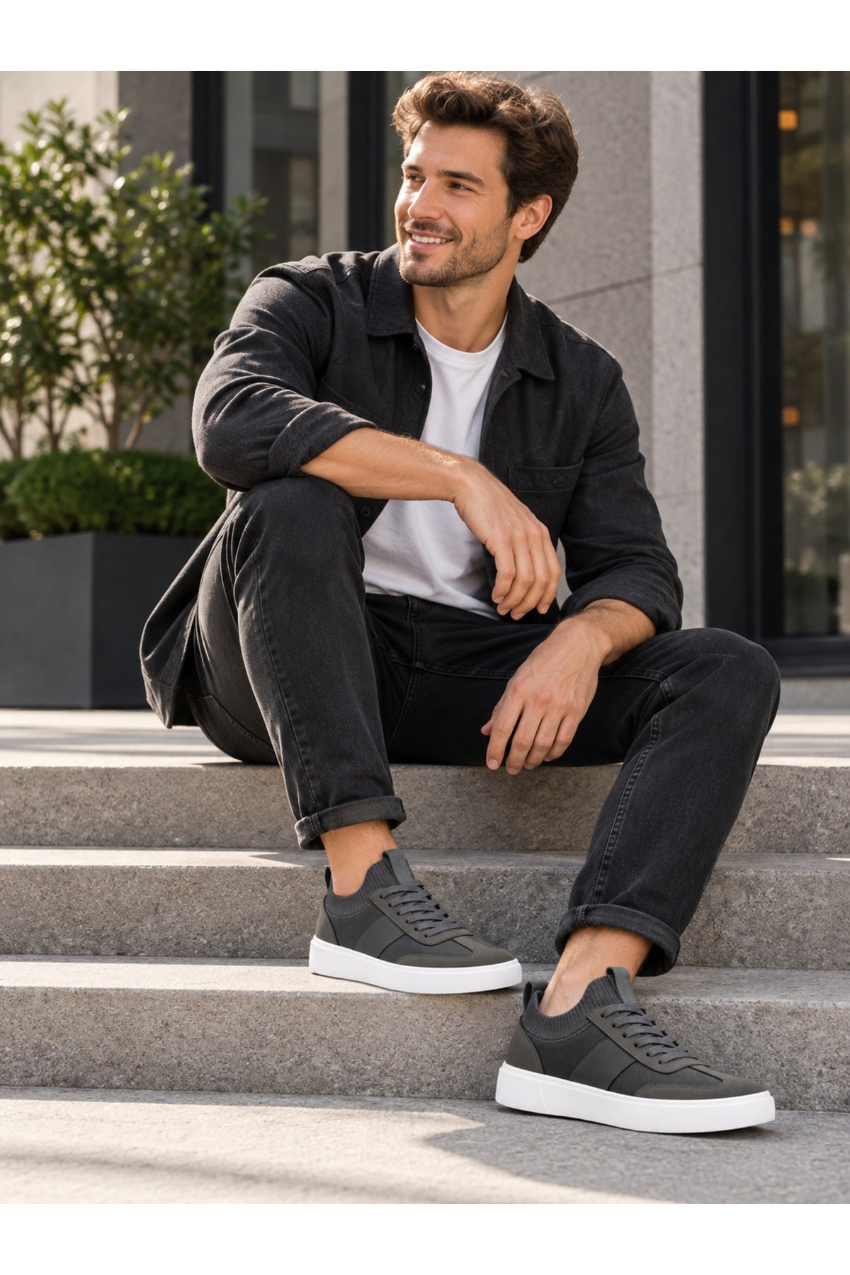 BESKAR KB N010 Füme Cilt Erkek Günlük Casual Ayakkabı — görsel 5