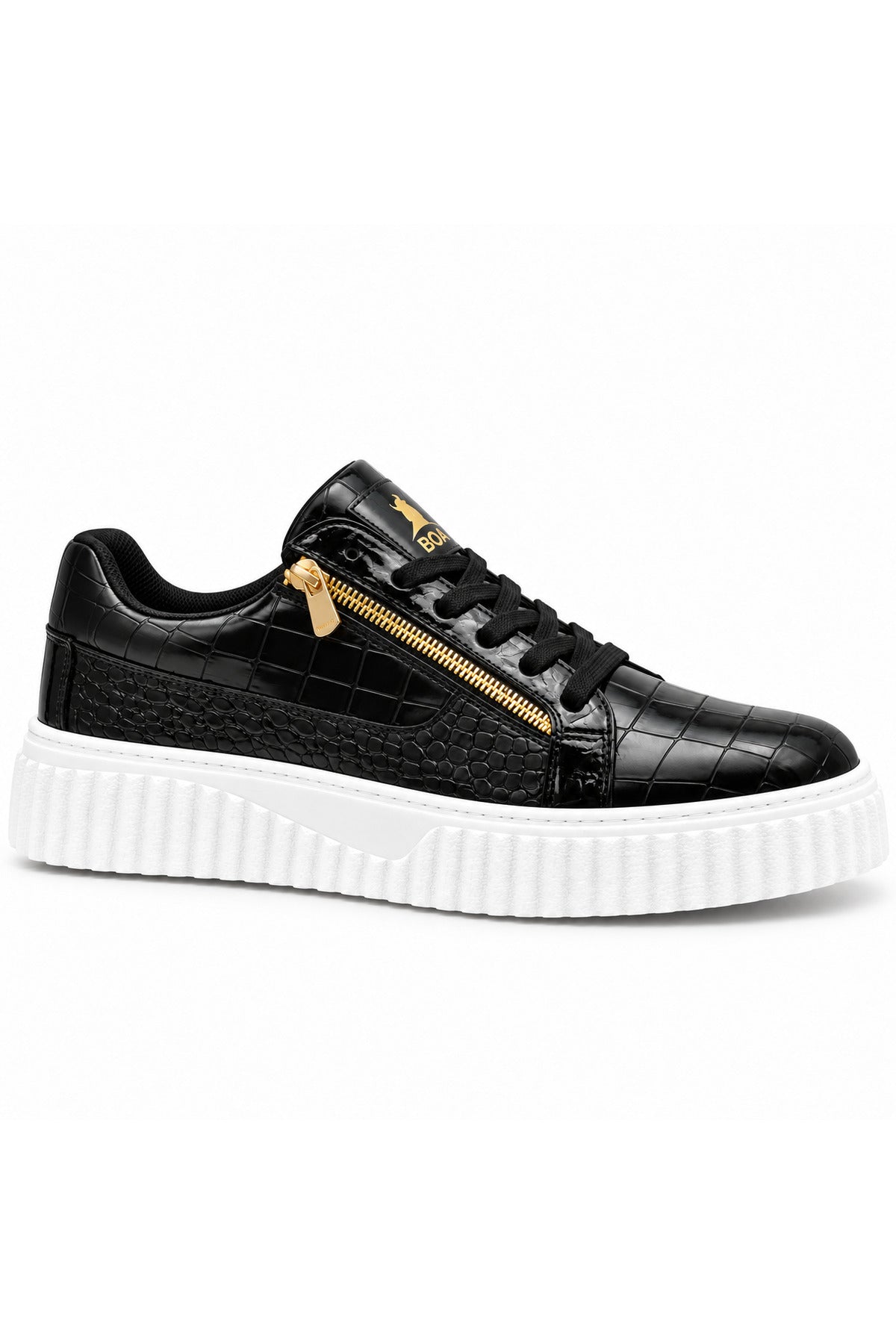 BESKAR SNR 308 Siyah Beyaz Taban Erkek Günlük Sneaker Ayakkabı — görsel 3