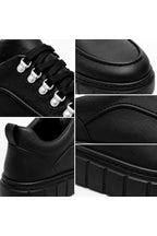BESKAR KB X10 Kömür Cilt Yüksek Tabanlı Erkek Günlük Sneaker — görsel 6
