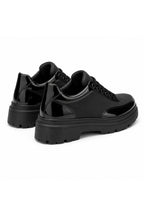 BESKAR BA0243 Kömür Rugan Paraşüt Detaylı Bağcıklı Erkek Sneaker — görsel 5