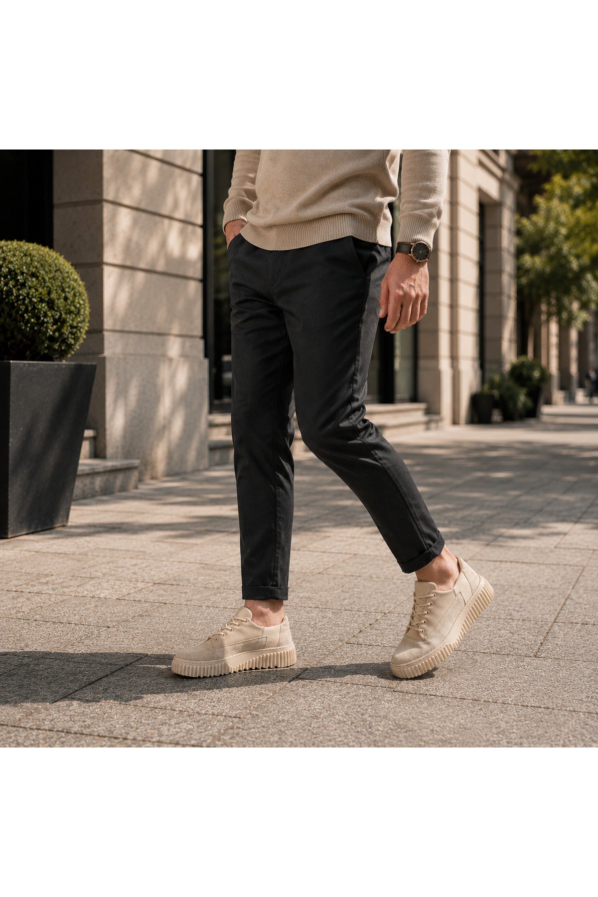 BESKAR KB X516 Bej Erkek Günlük Sneaker Ayakkabı — görsel 2