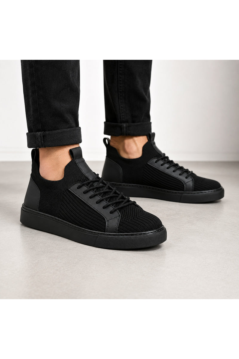 BESKAR KB 112 Kömür Triko Erkek Günlük Sneaker Ayakkabı