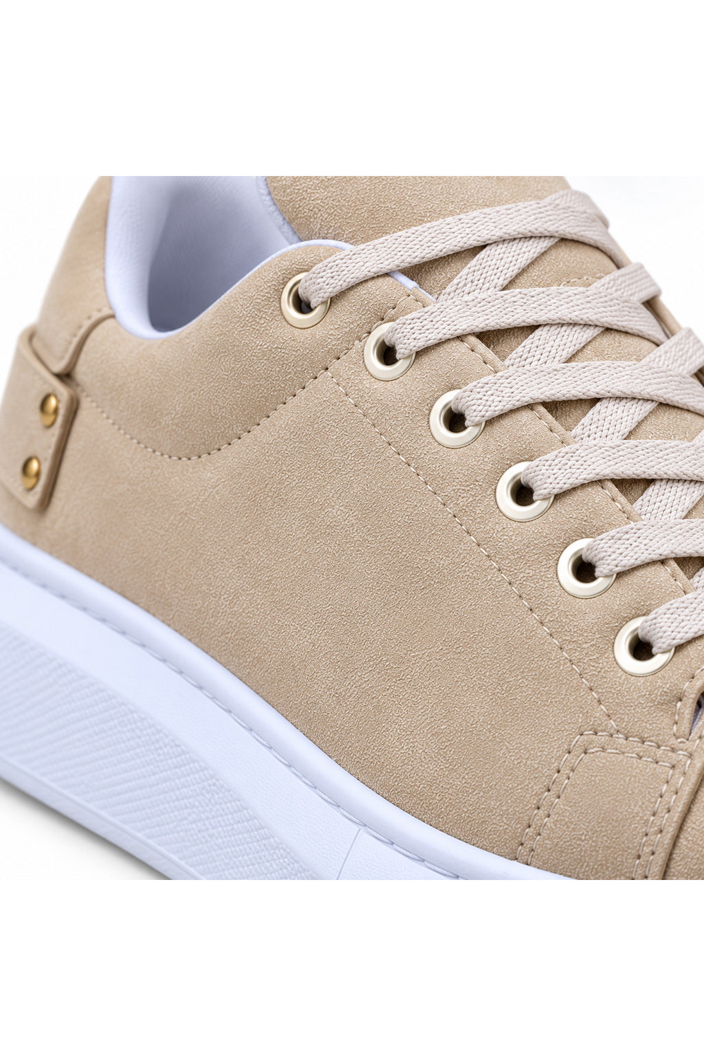 BESKAR KB 047 Bej Süet Görünümlü Erkek Günlük Sneaker Ayakkabı — görsel 4