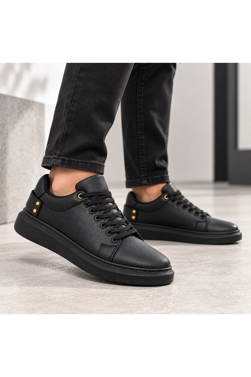 BESKAR KB 047 Kömür Cilt Erkek Günlük Sneaker Ayakkabı