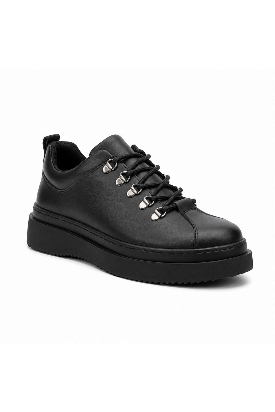 BESKAR KB X4 Mat Siyah Erkek Günlük Sneaker Ayakkabı