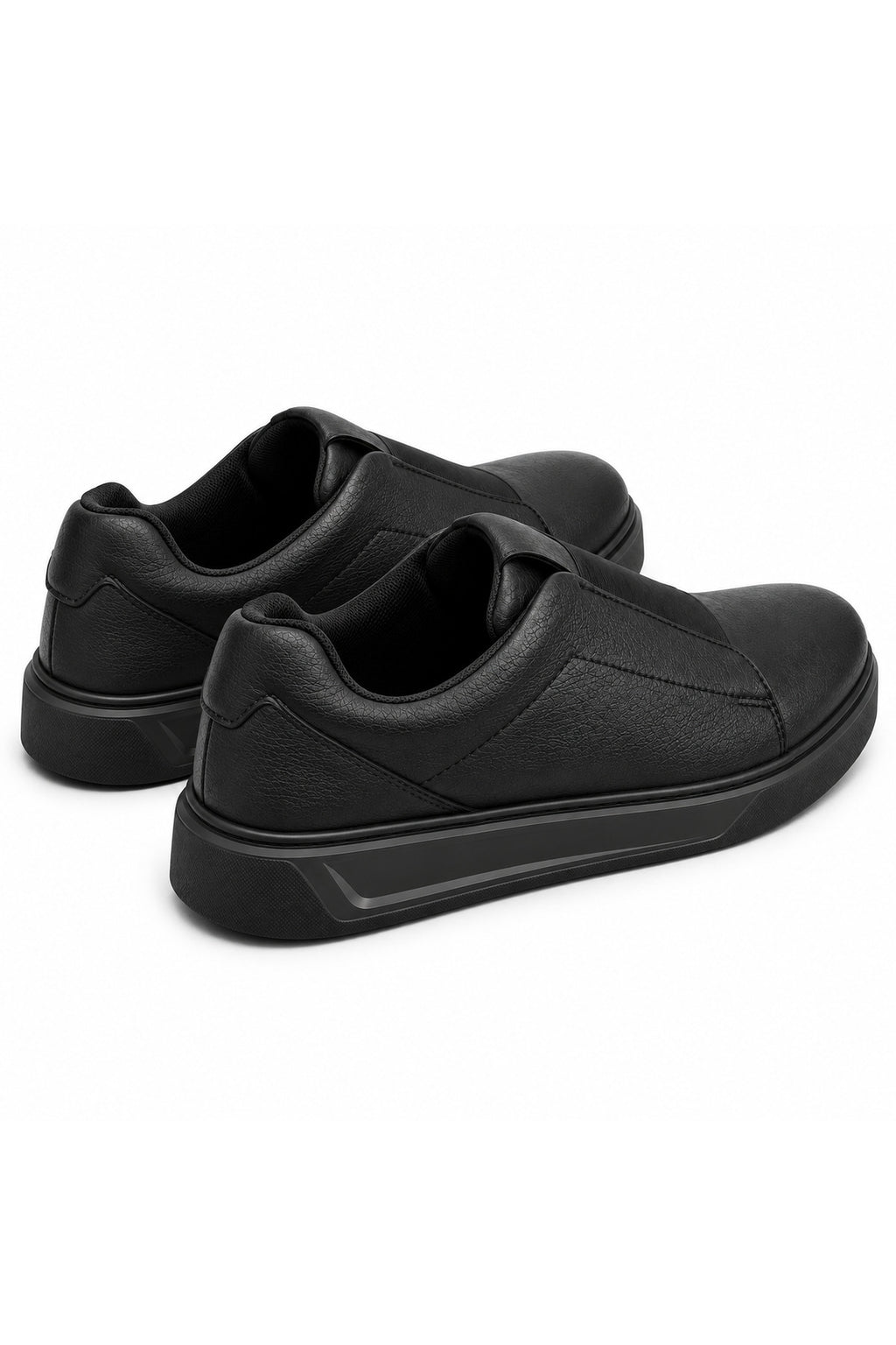 BESKAR KB 007 Kömür Cilt Tek Bant Cırtlı Erkek Günlük Sneaker — görsel 5