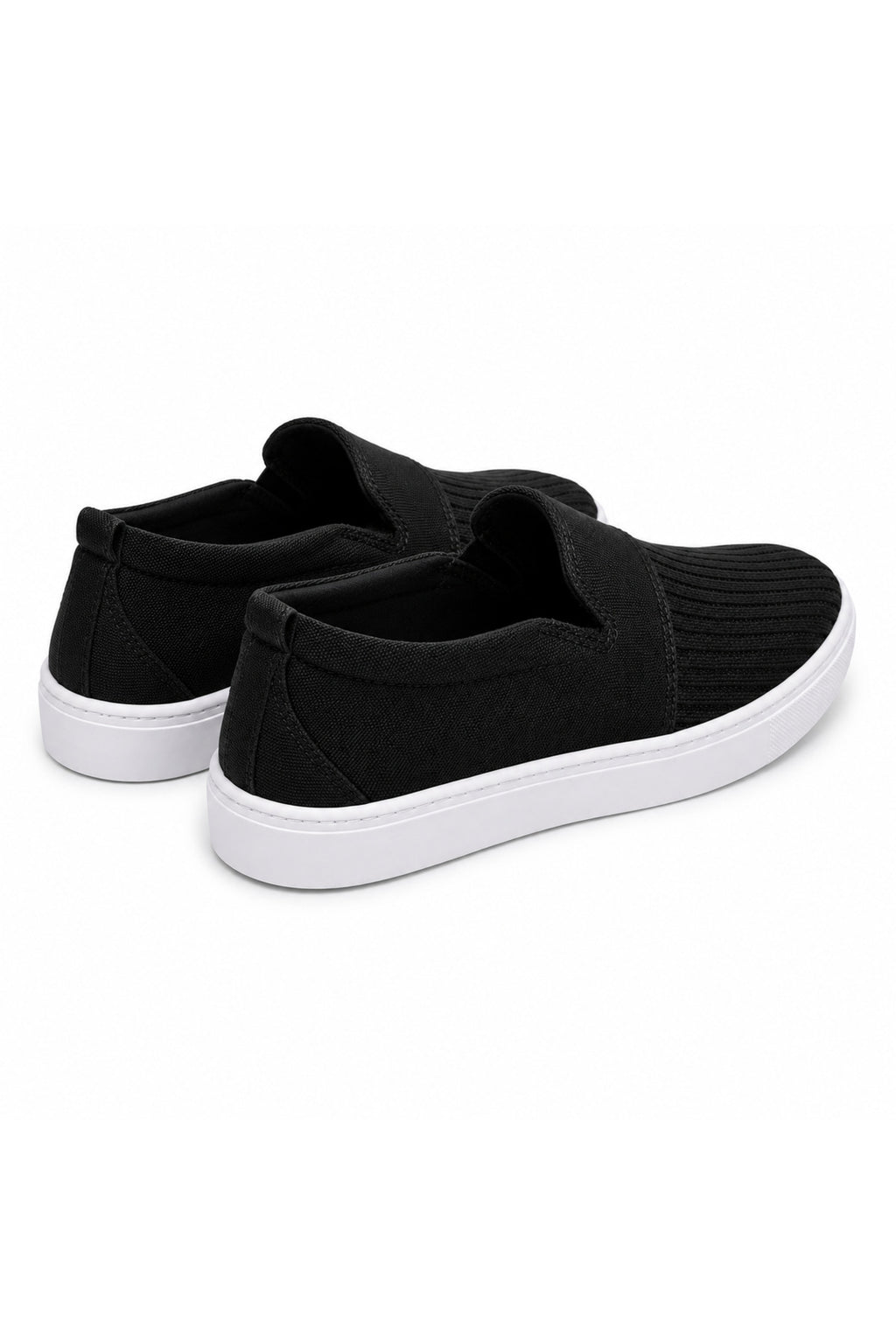 BESKAR KB 114 Siyah Bağcıksız Triko Erkek Günlük Sneaker — görsel 5